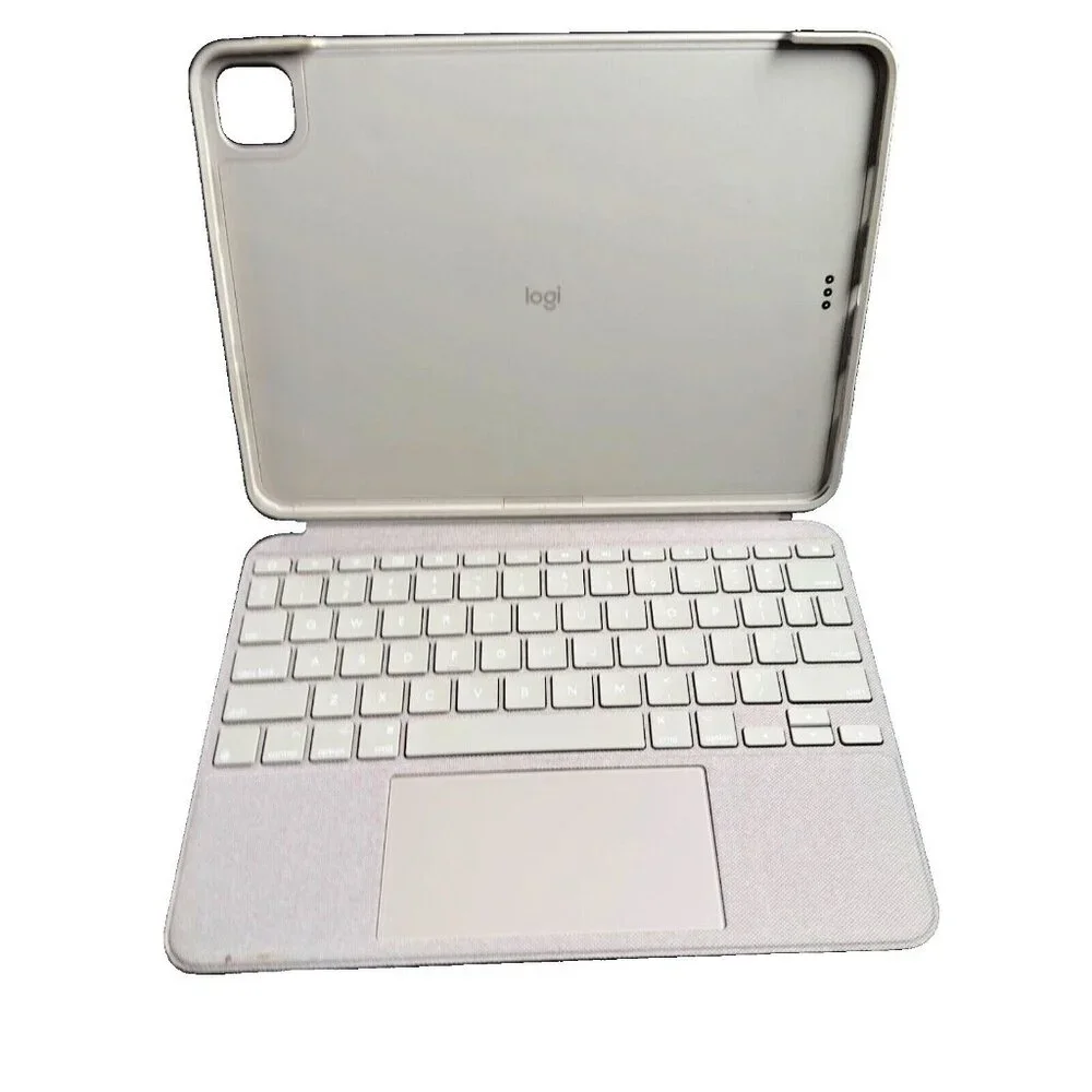 Logi Tablet Ebook Hard Case With Keyboard And Kickstand Grey
